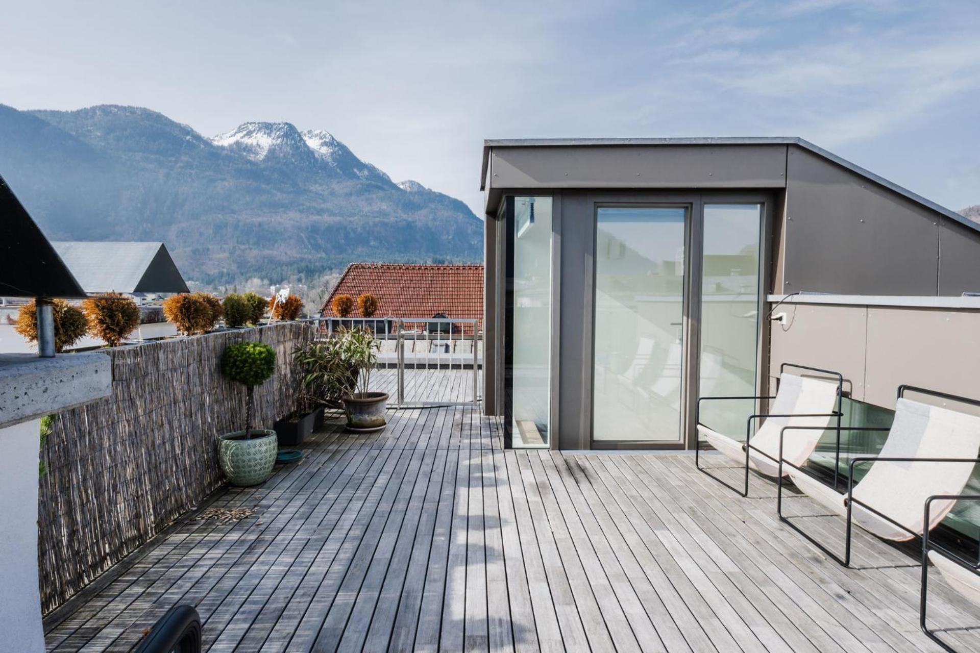 Apartmán Luxus Penthouse Mit Panoramablick Bad Ischl Exteriér fotografie