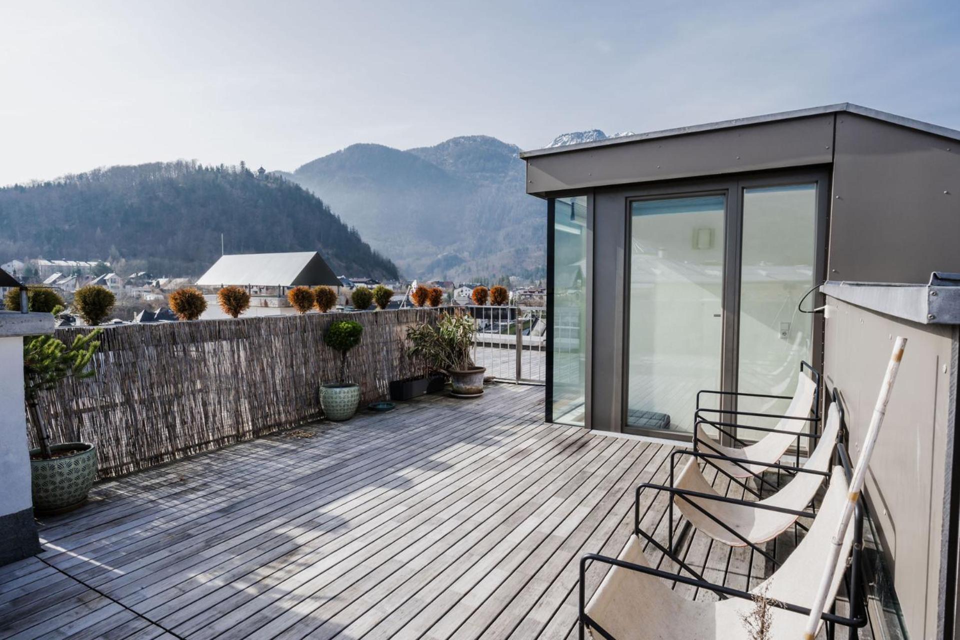 Apartmán Luxus Penthouse Mit Panoramablick Bad Ischl Exteriér fotografie
